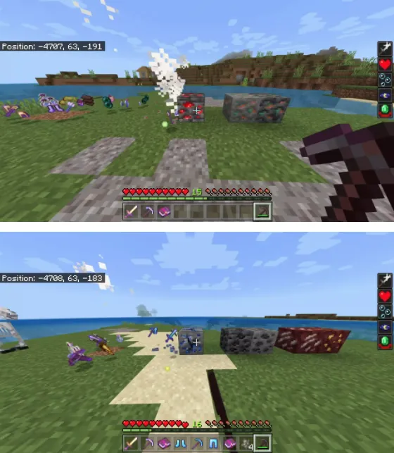 Super rudalar — Minecraft mod, rasm 1