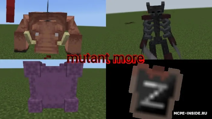 Mutantlar — Minecraft mod, rasm 1