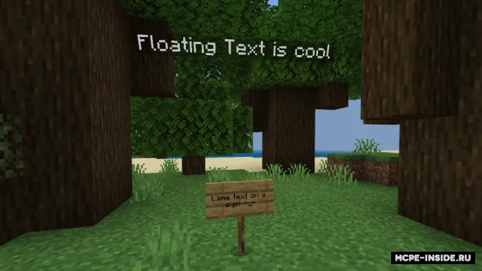 Uchar matn — Minecraft mod, rasm 1