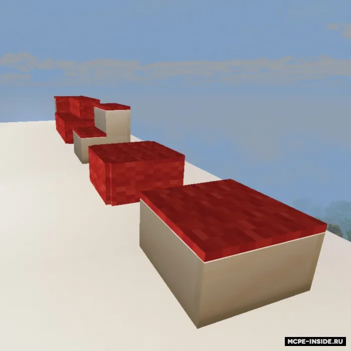 Zina va plitalardagi gilamlar — Minecraft mod, rasm 1