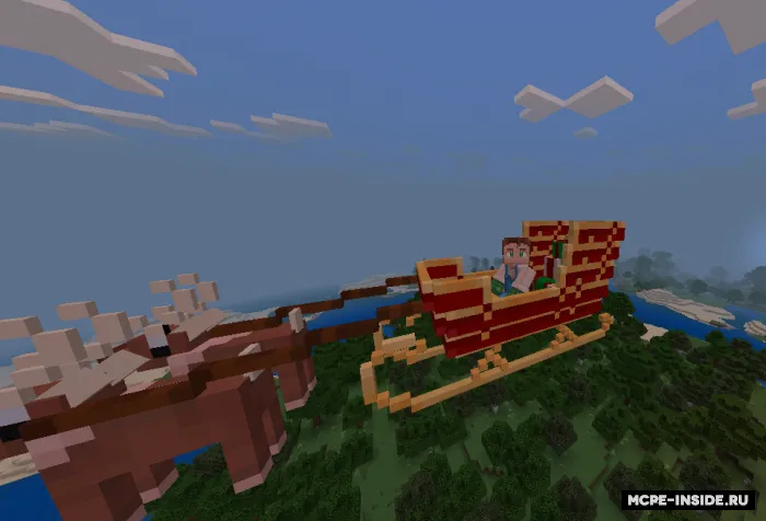 Santa bo'ling — Minecraft mod, rasm 1
