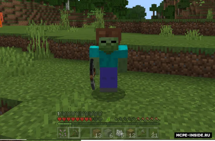Zombi hayoti — Minecraft mod, rasm 2