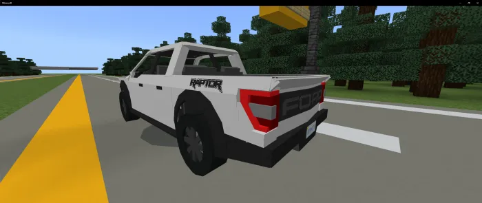 Ford Raptor 2021 — Minecraft mod, rasm 4