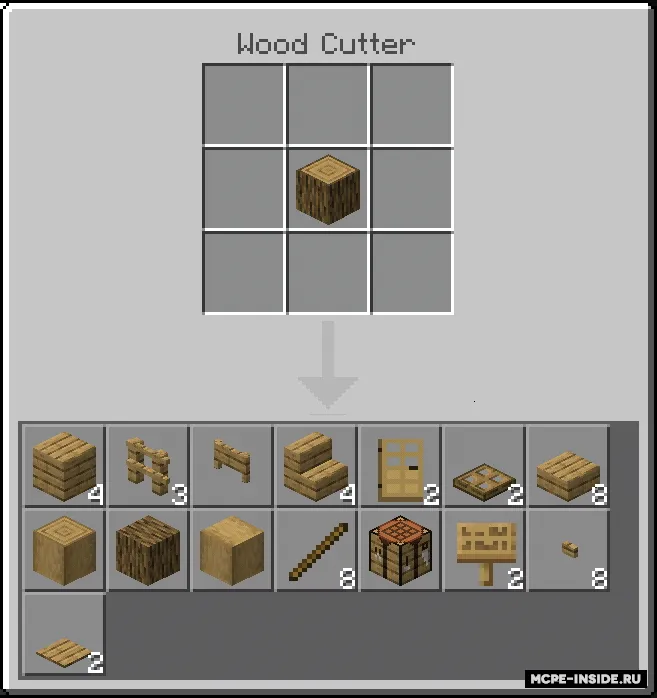 Daraxt kesuvchi — Minecraft mod, rasm 2