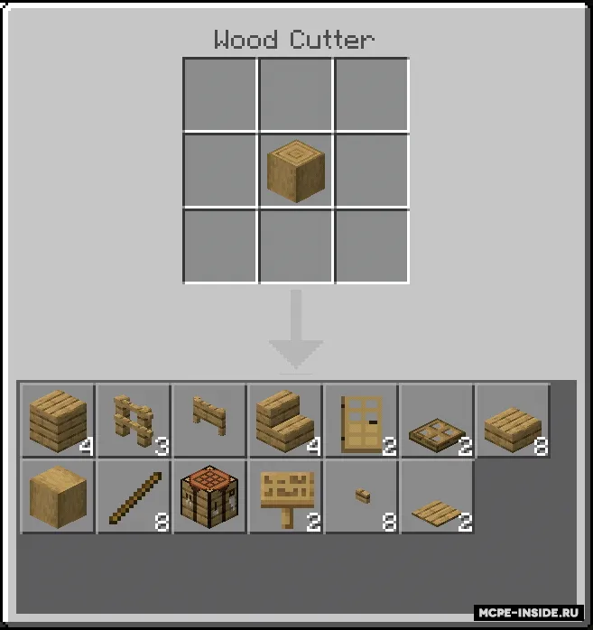 Daraxt kesuvchi — Minecraft mod, rasm 3