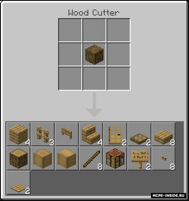 Daraxt kesuvchi — Minecraft mod, rasm 4
