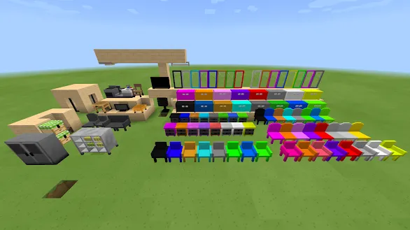 Mulk va jihozlar — Minecraft mod, rasm 4