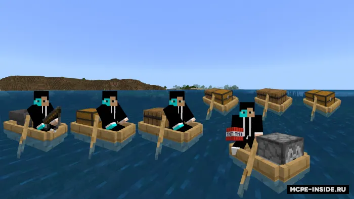 Qayiqlar plyus — Minecraft mod, rasm 1