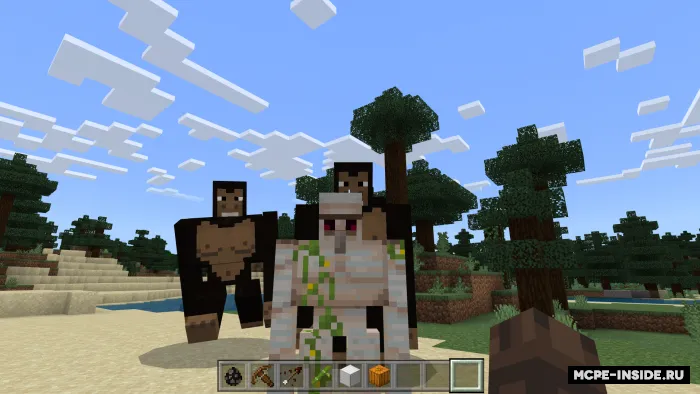 Gorillalar va maymunlar — Minecraft mod, rasm 3