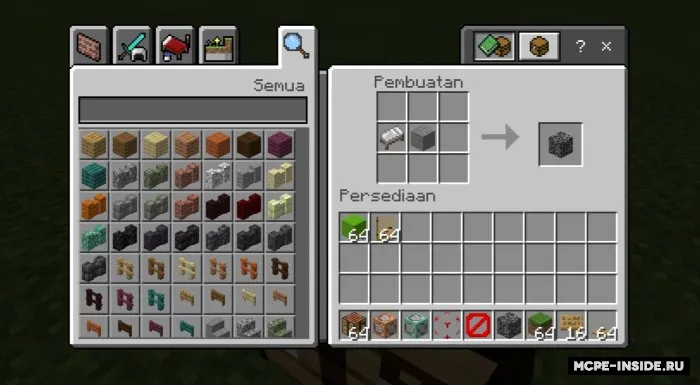 Kin yasash retseptlari — Minecraft mod, rasm 1