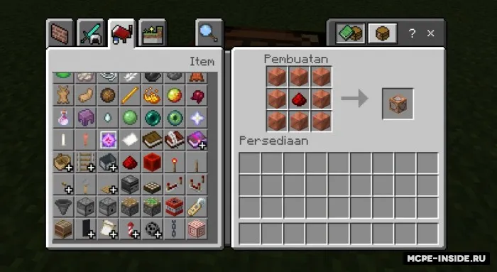 Kin yasash retseptlari — Minecraft mod, rasm 2