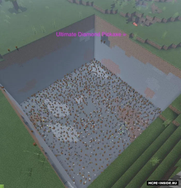 Minecraft, lekin butun chankni qazishingiz mumkin — Minecraft mod, rasm 4