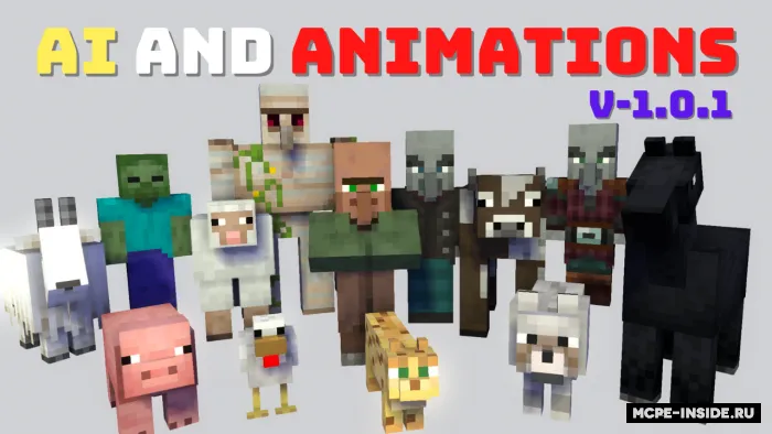 Animatsiya — Minecraft mod, rasm 1