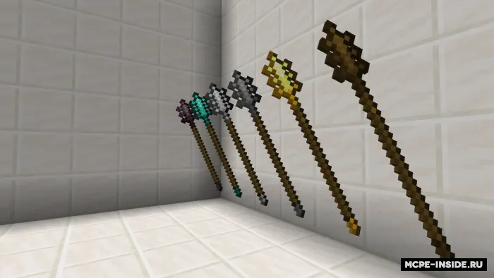 To'g'ri qurollar — Minecraft mod, rasm 1