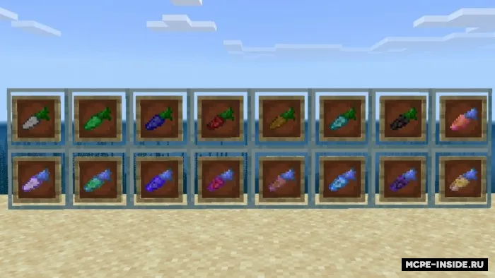 Retro sabzi + — Minecraft mod, rasm 1