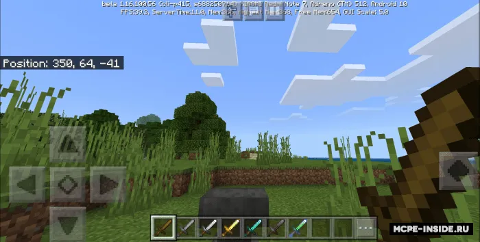 Demian Bedrock ++ — Minecraft mod, rasm 1