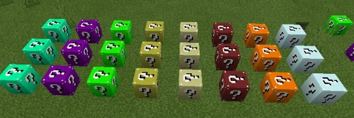 Ruda Lucky Blocklari — Minecraft mod, rasm 2