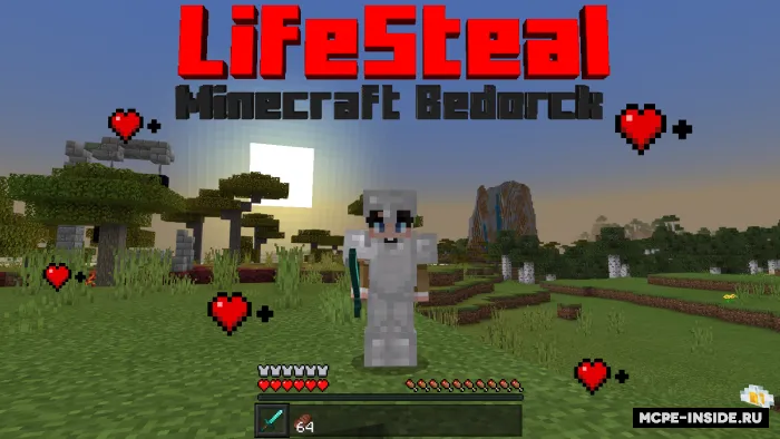 Sog'likni o'g'irlash — Minecraft mod, rasm 1
