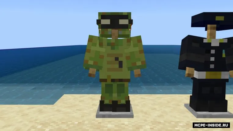 Britaniya armiyasi uniformasi — Minecraft mod, rasm 1