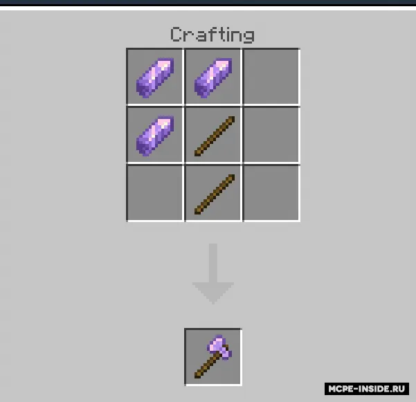 Ametist qurollar — Minecraft mod, rasm 2