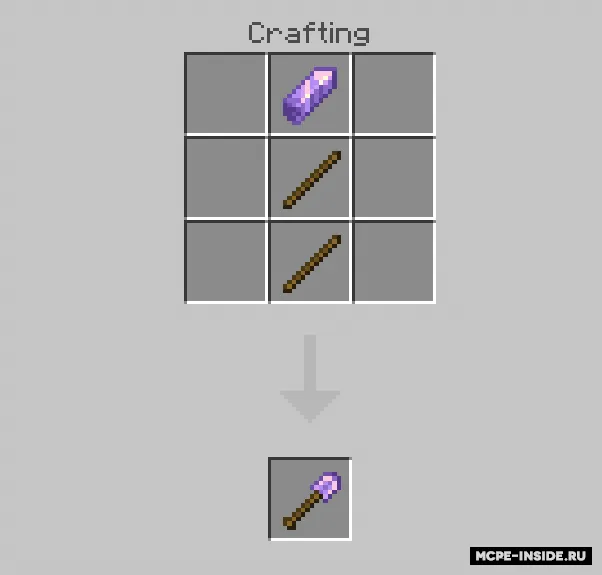 Ametist qurollar — Minecraft mod, rasm 3