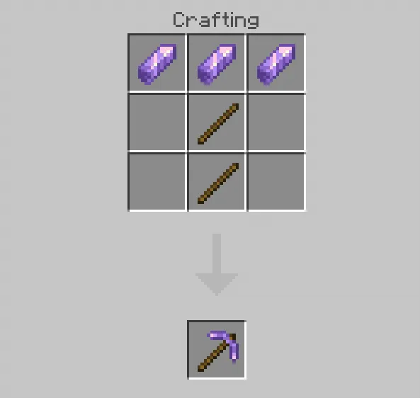 Ametist qurollar — Minecraft mod, rasm 4