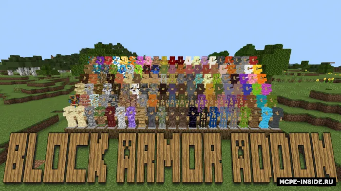 Bloklardan yasalgan zirh — Minecraft mod, rasm 1