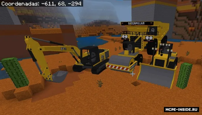 Og'ir qurilish texnikasi — Minecraft mod, rasm 3