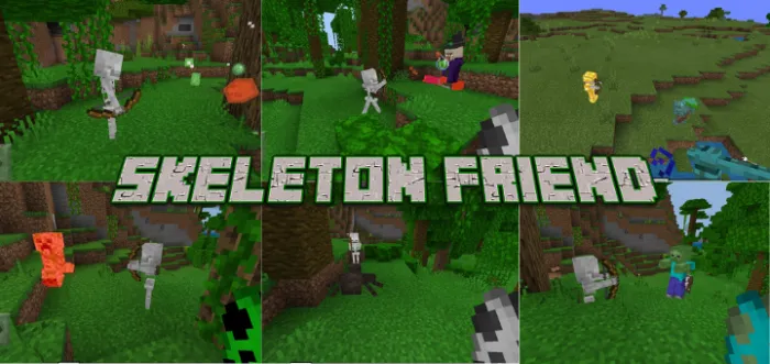 Do'st skeletlar — Minecraft mod, rasm 1