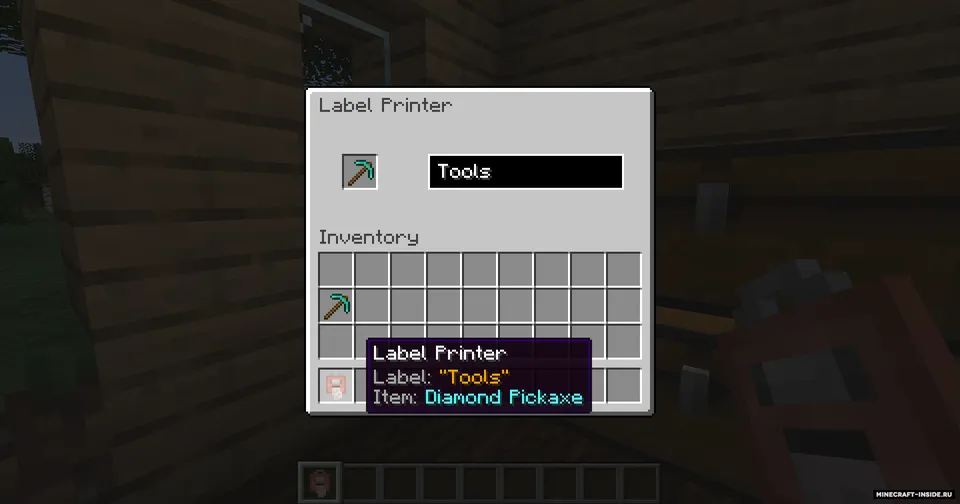 Labelling Containers — Minecraft mod, rasm 3
