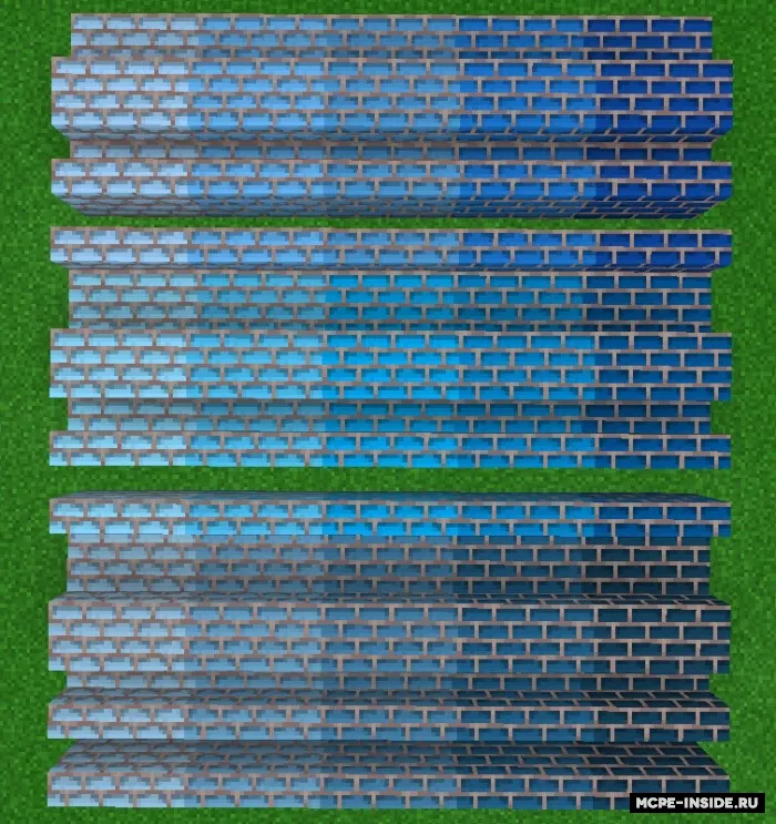 Rangli g'isht bloklari — Minecraft mod, rasm 1