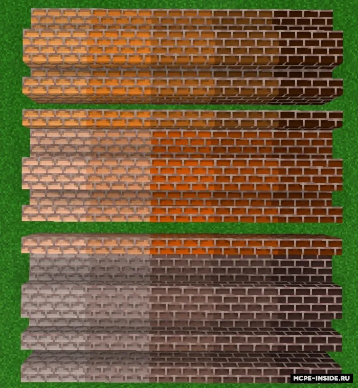 Rangli g'isht bloklari — Minecraft mod, rasm 2