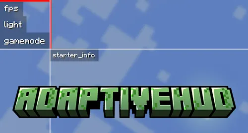 AdaptiveHUD — Minecraft mod, rasm 1