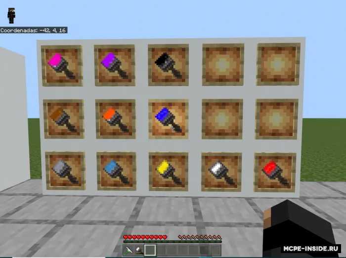 Bloklar bo'yog'i — Minecraft mod, rasm 2
