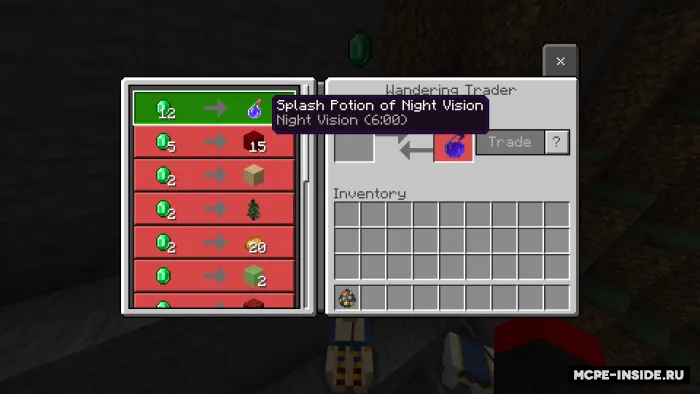 Epik sayohatchi sotuvchi — Minecraft mod, rasm 1