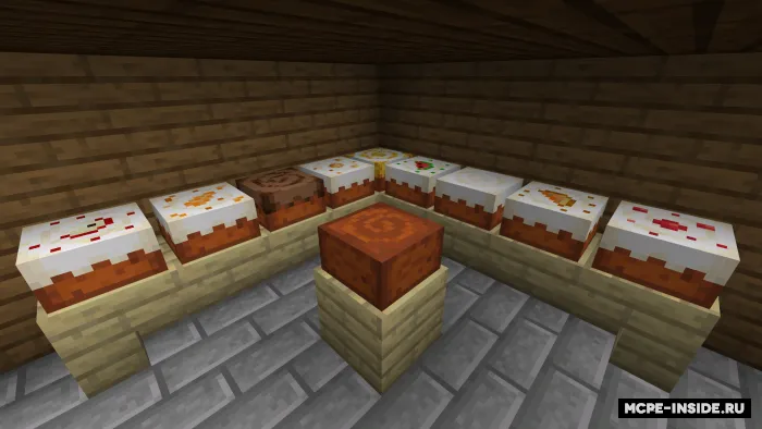 Ko'proq tortlar — Minecraft mod, rasm 1