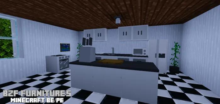 Bzf furniturasi — Minecraft mod, rasm 1