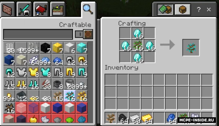 Ruda daraxtlari — Minecraft mod, rasm 3