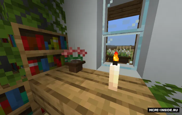 Gul bilan ko'proq bezaklar — Minecraft mod, rasm 1