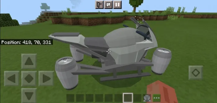 Uchar mototsikl — Minecraft mod, rasm 1
