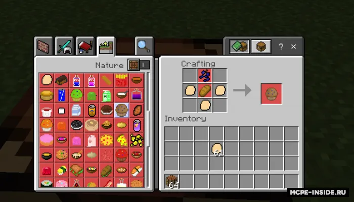 Oziq-ovqat plyus — Minecraft mod, rasm 4