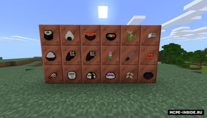 Yapon taomlari — Minecraft mod, rasm 1
