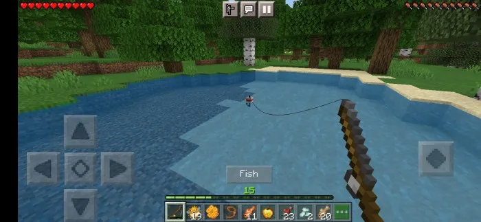 Foydali baliq ovlash — Minecraft mod, rasm 1