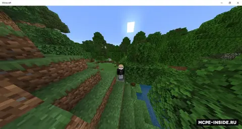 Minecraft, lekin o'tga tegish mumkin emas