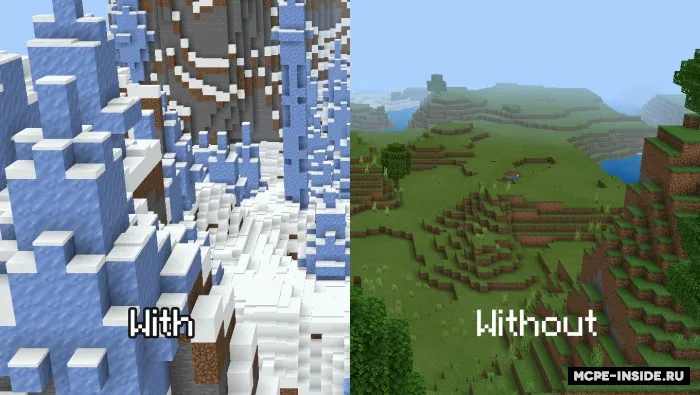 Muzli tikanlar dunyosi — Minecraft mod, rasm 1