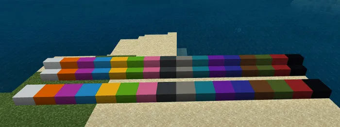 Ko'proq zinapoya va plitalar — Minecraft mod, rasm 1