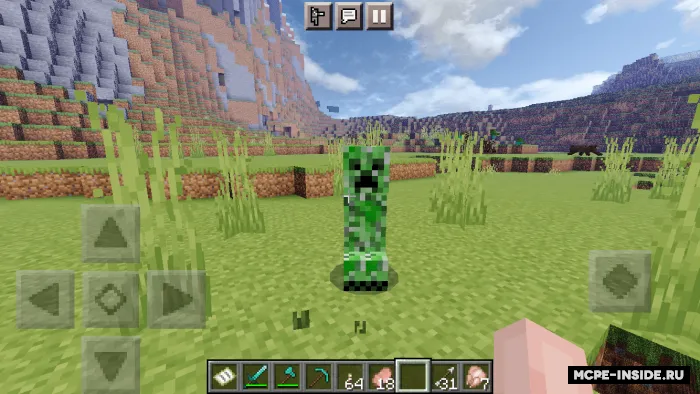 Creeperlardan olmoslar — Minecraft mod, rasm 1