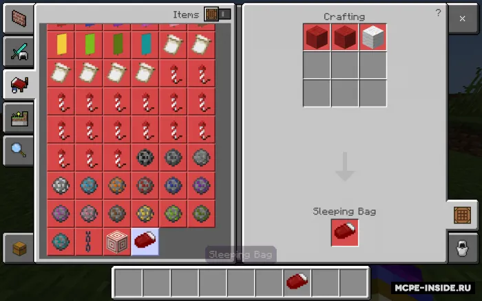 Uxlash qopchasi — Minecraft mod, rasm 4
