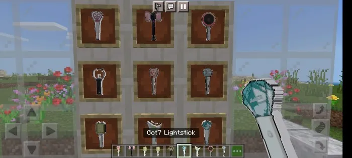 Lightstick'lar — Minecraft mod, rasm 3