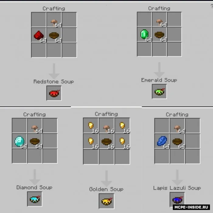 Yoqimli ovqat — Minecraft mod, rasm 2